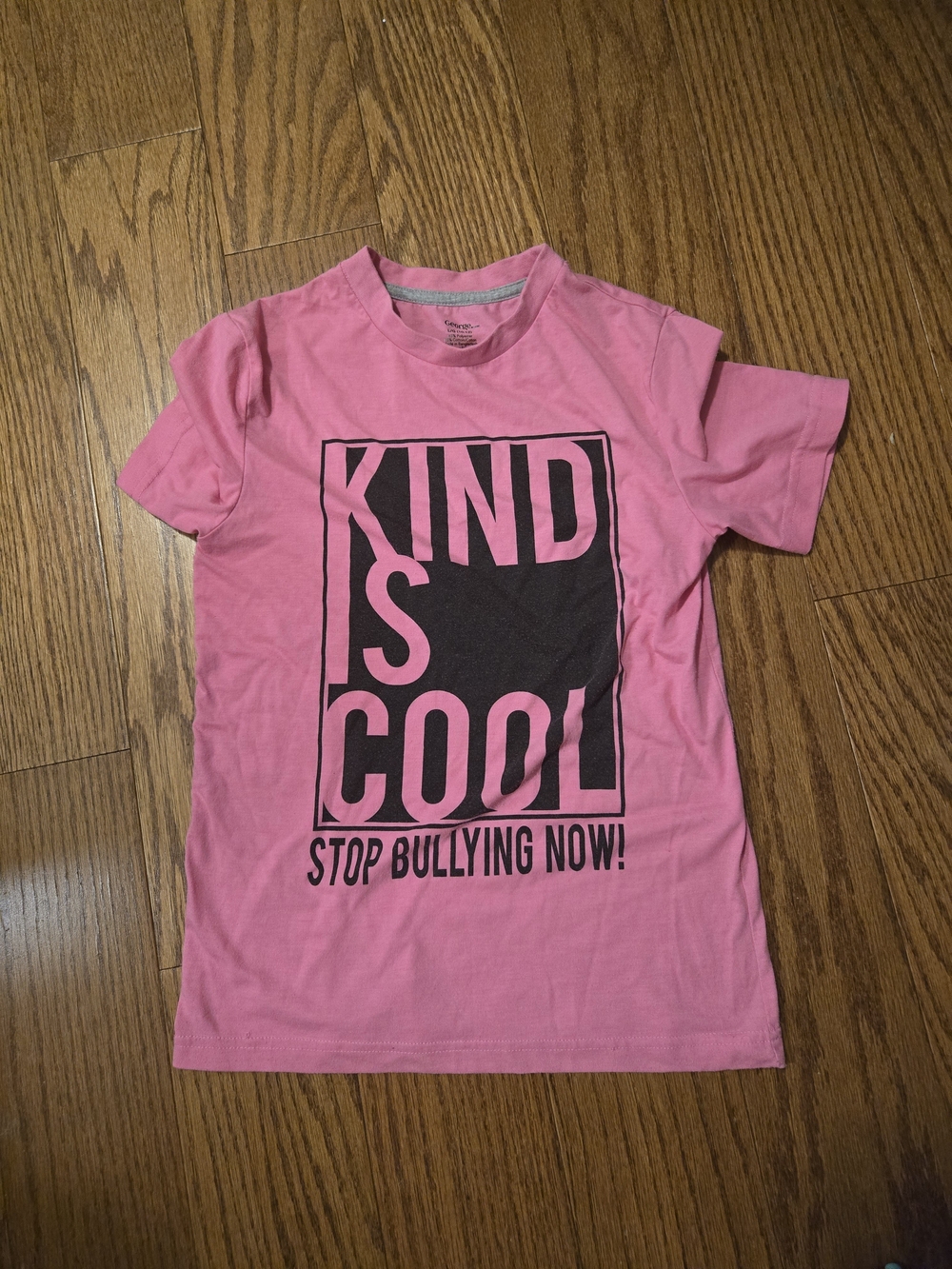 George Pink 'Kind Is Cool' Kids Graphic Tee 10/12